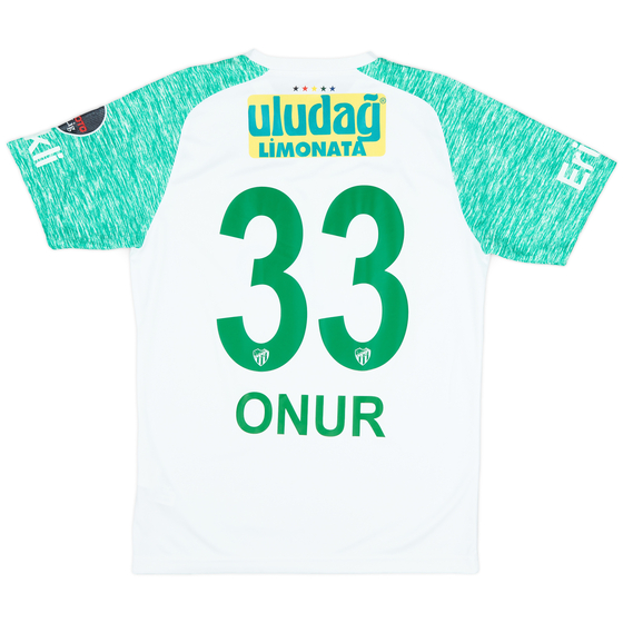 2018-19 Bursaspor Home Shirt Onur #33 - 8/10 - (S)