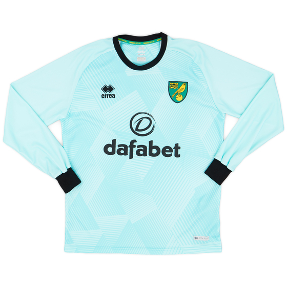 2020-21 Norwich City Errea GK Home Shirt - 9/10 - (L)