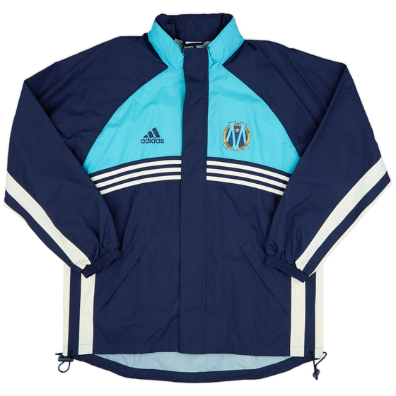 1999-00 Olympique Marseille adidas Bench Coat - 8/10 - (L)