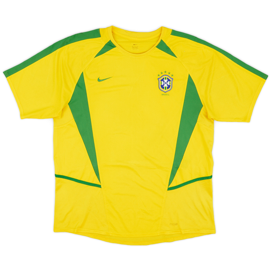 2002-04 Brazil Home Shirt - 5/10 - (M)