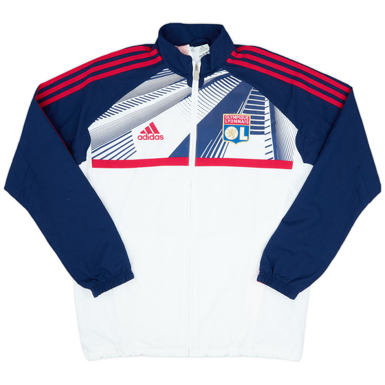 2011-12 Lyon adidas Track Jacket - 9/10 - (XL.Boys)