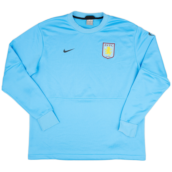 2009-10 Aston Villa Nike Sweat Top - 7/10 - (XL)