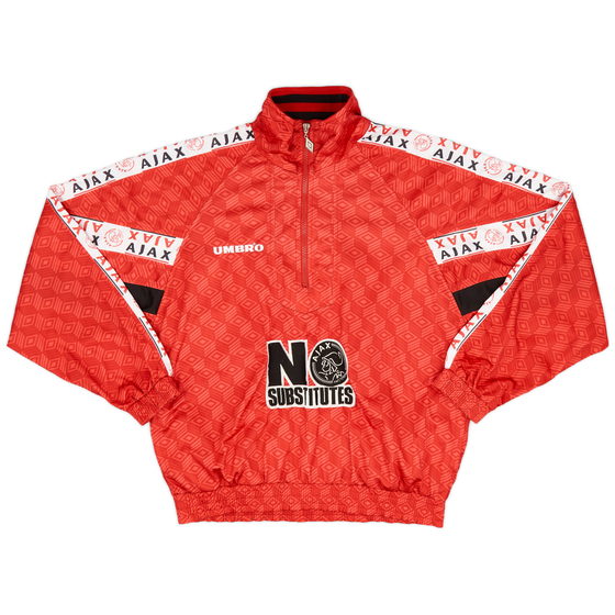 1996-97 Ajax Umbro 1/2 Zip Track Jacket - 9/10 - (M)