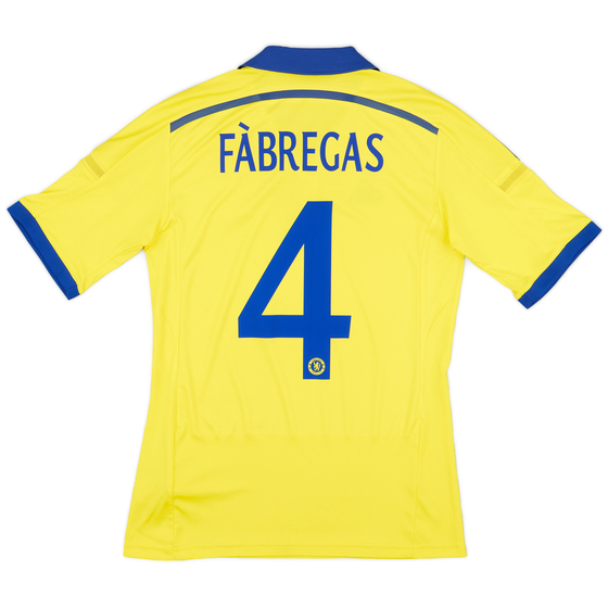 2014-15 Chelsea Away Shirt Fabregas #4 - 6/10 - (S)