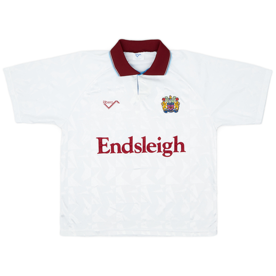 1992-93 Burnley Away Shirt - 8/10 - (L)