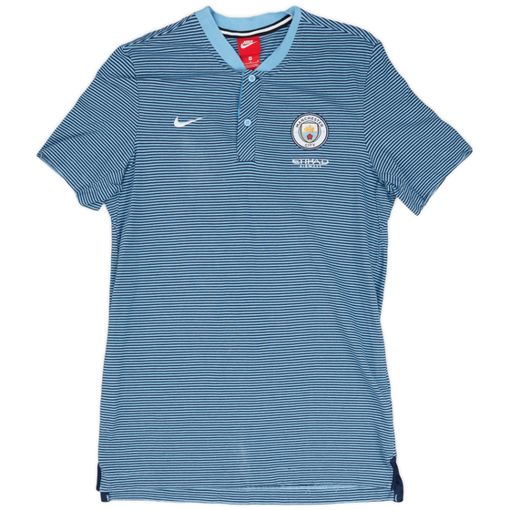2017-18 Manchester City Nike Polo Shirt - 7/10 - (Women's M)