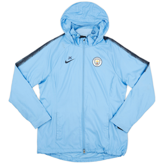 2018-19 Manchester City Staff Issue Nike Hooded Rain Jacket - 6/10 - (L)