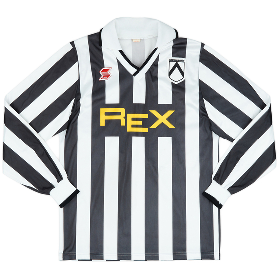 1989-90 Udinese Home L/S Shirt #10 - 5/10 - (XL)