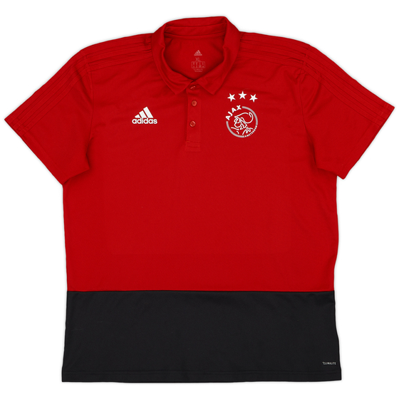 2018-19 Ajax adidas Polo Shirt - 9/10 - (XL)