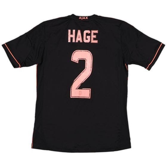 2013-14 Ajax Away Shirt Hage #2 - 5/10 - (XL.Boys)