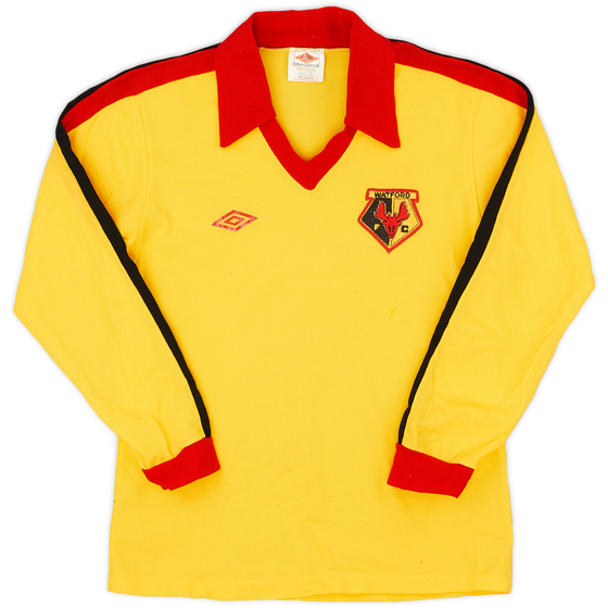 1978-82 Watford Home L/S Shirt - 9/10 - (S)