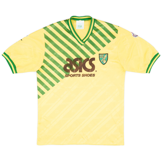 1989-90 Norwich Home Shirt - 9/10 - (M)