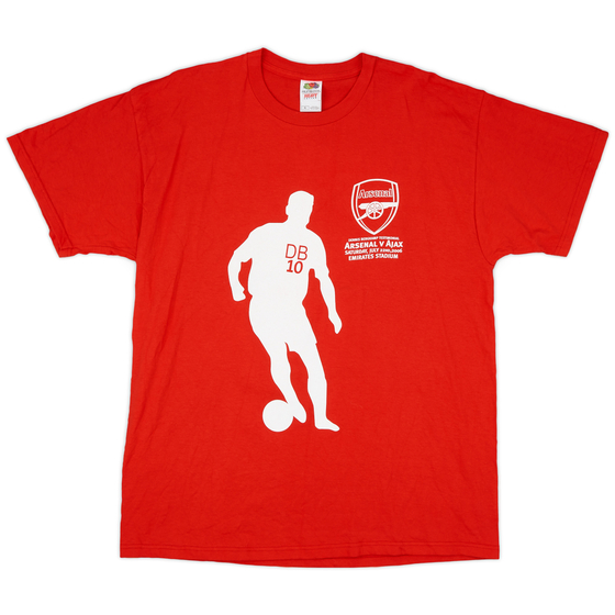 2006 Arsenal Dennis Bergkamp Testimonial Shirt - 8/10 - (XL)