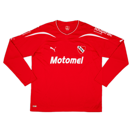 2010-12 Independiente Home L/S Shirt - 9/10 - (XL)