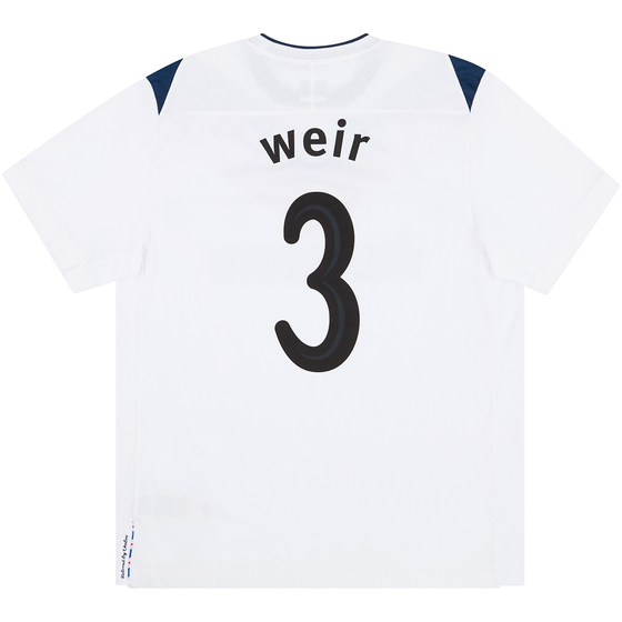 2011-12 Rangers Match Issue European Third Shirt Weir #3