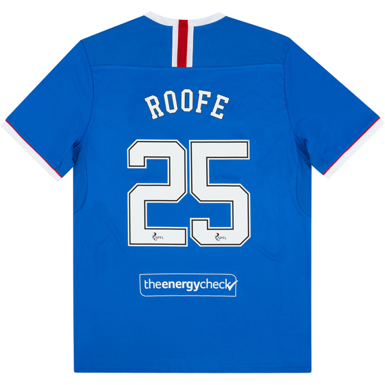 2020-21 Rangers Special Edition 'Champions 55 20/21' Home Shirt Roofe #25