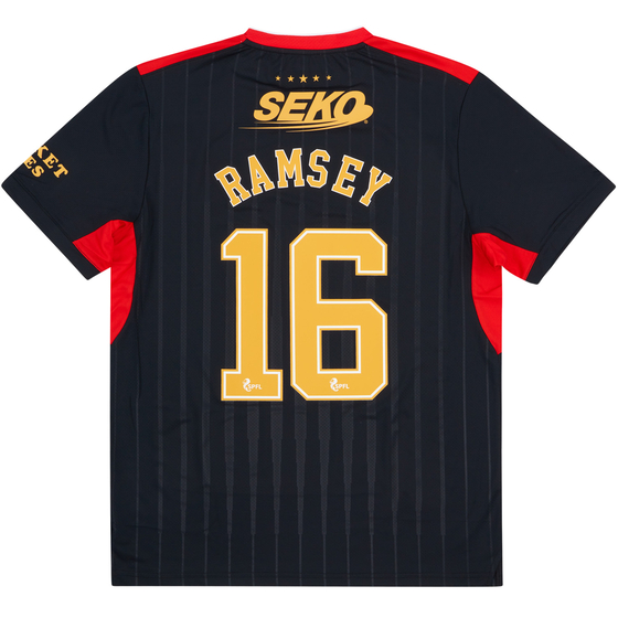 2021-22 Rangers Player Issue Pro '150 Years Anniversary' Away Shirt Ramsey #16