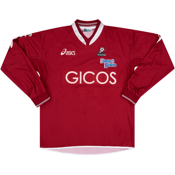 2004-05 Reggina Match Issue Home/GK Shirt Soviero #8