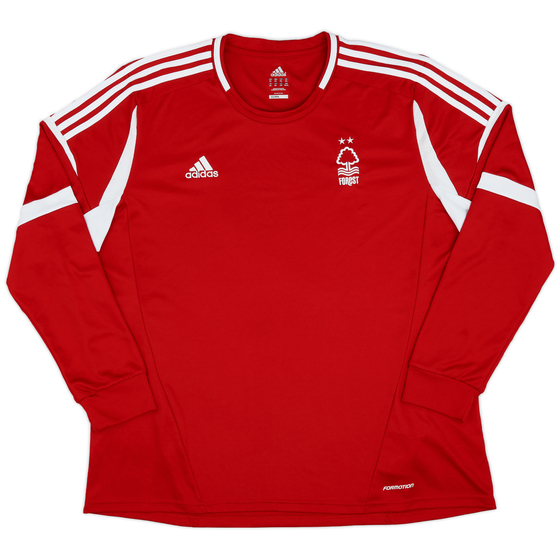 2013-14 Nottingham Forest Home L/S Shirt - 9/10 - (XXL)