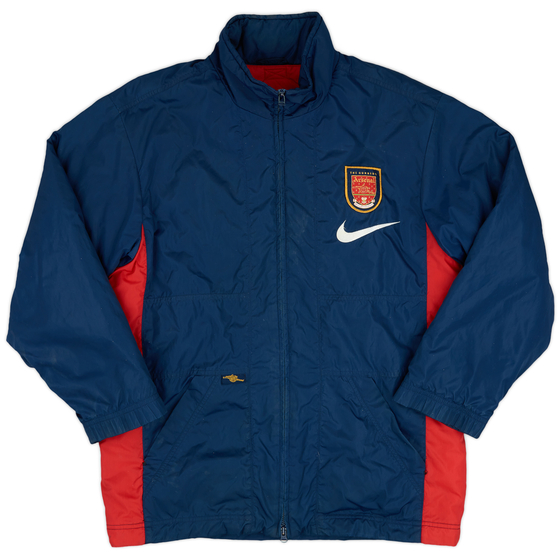 1996-98 Arsenal Nike Padded Bench Coat - 6/10 - (S)