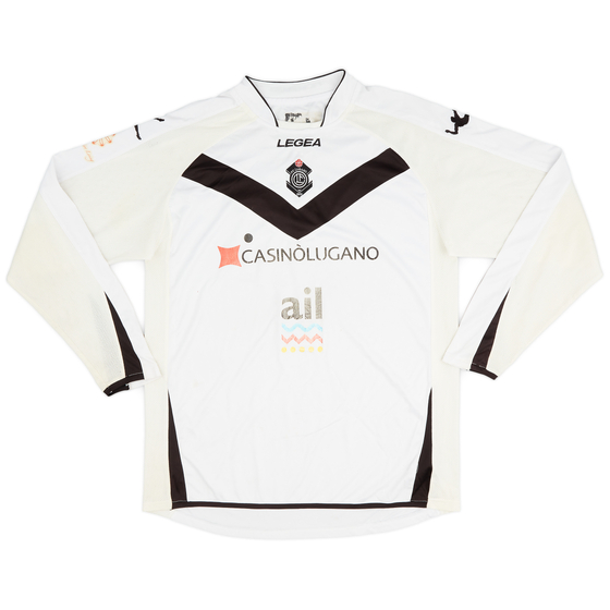 2012-13 Lugano Away L/S Shirt - 5/10 - (XL)