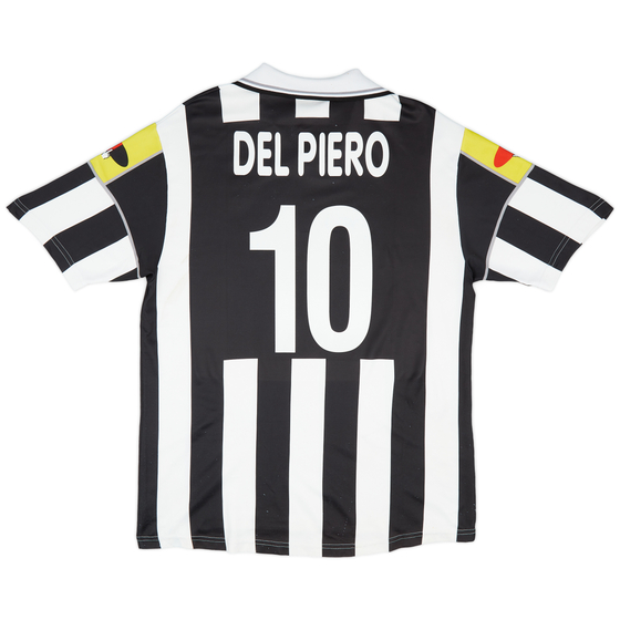 2000-01 Juventus Home Shirt Del Piero #10 - 7/10 - (XL)