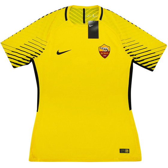 2017-18 Roma Player Issue GK Fourth S/S Shirt (L)