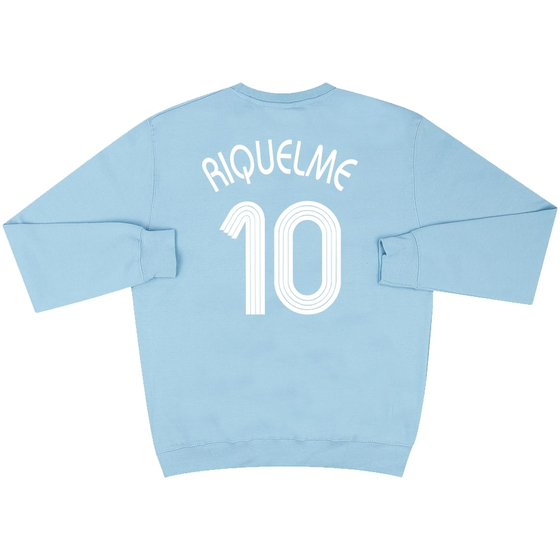 Juan Román Riquelme #10 2006 Argentina Sky Blue Graphic Sweat Top