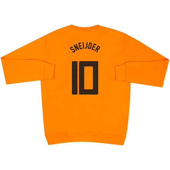 Wesley Sneijder #10 2010 Netherlands Orange Graphic Sweat Top