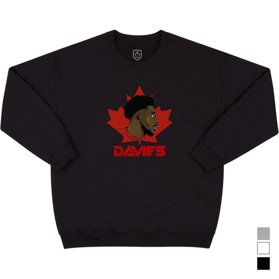 Alphonso Davies Canada Maple Leaf Graphic Sweat Top