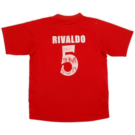 2004-05 Olympiakos Third Shirt Rivaldo #5 - 5/10 - (L)