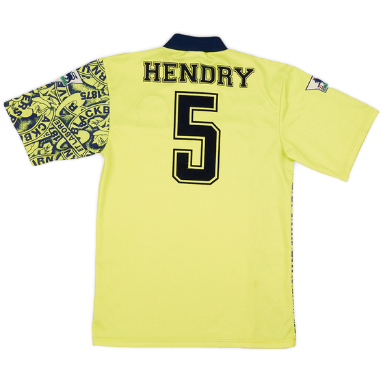 1996-97 Blackburn Away Shirt Hendry #5 - 7/10 - (S)
