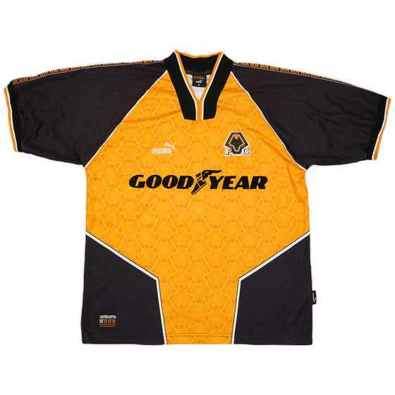 1996-98 Wolves Home Shirt - 8/10 - (L)