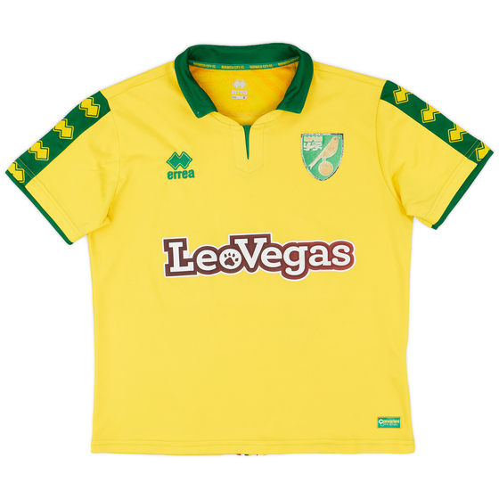 2017-18 Norwich Home Shirt - 5/10 - (S)