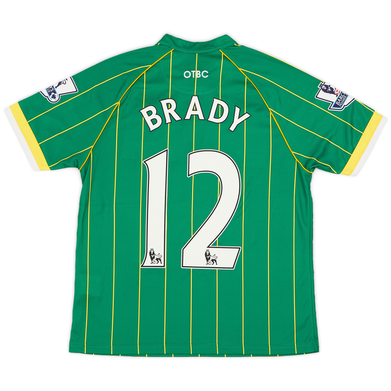 2015-16 Norwich Away Shirt Brady #12 - 8/10 - (S)