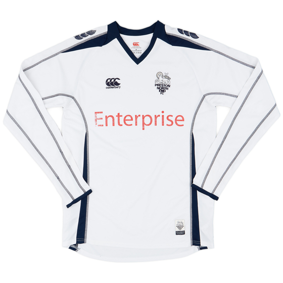 2009-10 Preston North End Home L/S Shirt - 5/10 - (M)