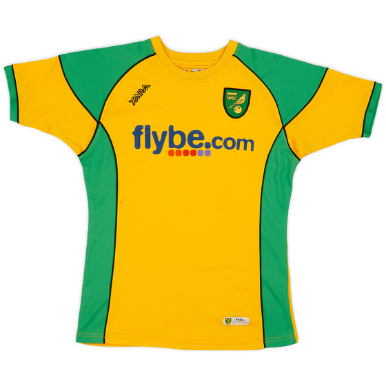 2006-08 Norwich Home Shirt - 7/10 - (XL.Boys)