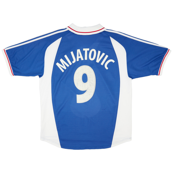 2000-01 Yugoslavia Home Shirt Mijatović #9 - 7/10 - (XL)
