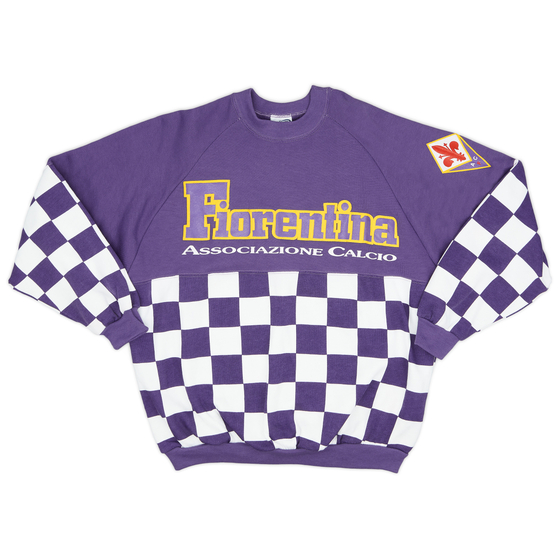 1990-91 Fiorentina Le Felpe Dei Grandi Club Sweat Top - 9/10 - (L)