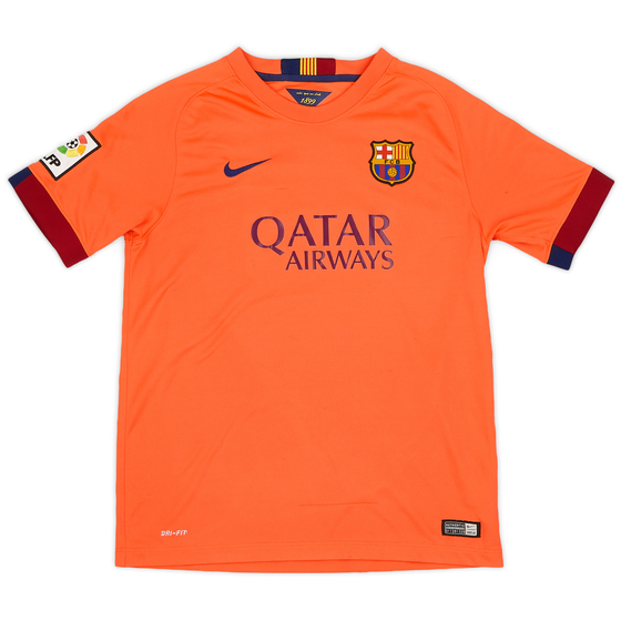2014-15 Barcelona Away Shirt - 7/10 - (XL.Boys)