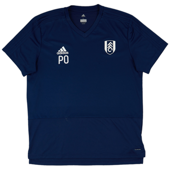 2017-18 Fulham adidas Staff Issue Training Shirt PO - 8/10 - (L)