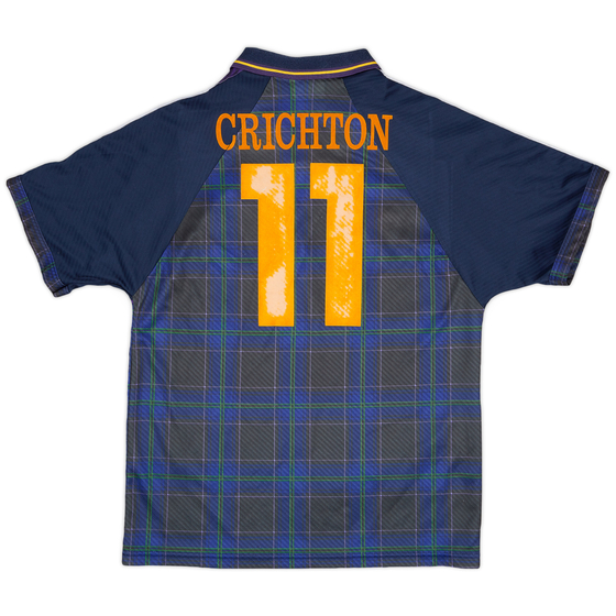 1994-96 Scotland Home Shirt Crichton #11 - 6/10 - (M)