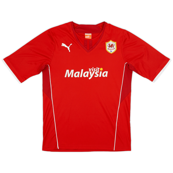 2013-14 Cardiff Home Shirt - 6/10 - (M)