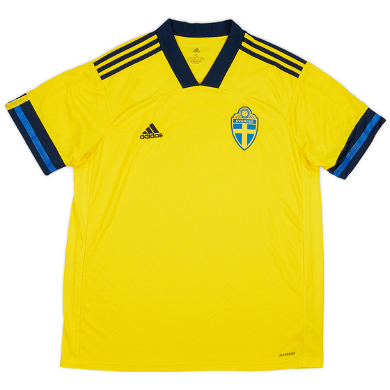 2020-21 Sweden Home Shirt - 9/10 - (XL)