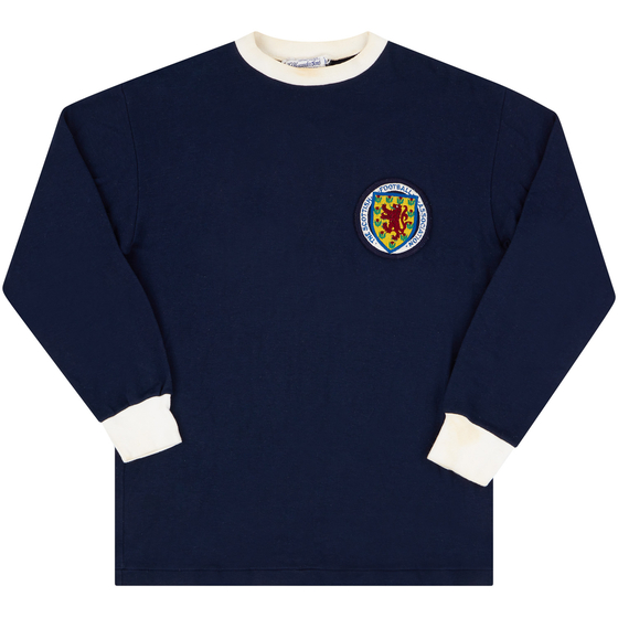 1971 Scotland U-18 Match Issue Home L/S Shirt #5 (MacLaren)
