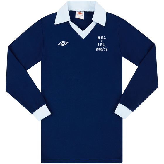 1978-79 Scottish League XI Match Worn Home L/S Shirt #2 (Narey) v Irish League XI