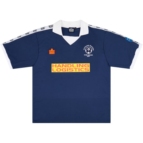 2007 Scotland Masters Match Issue Home Shirt #6 (Gallacher)