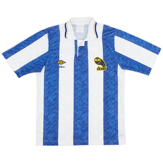 1989-91 Sheffield Wednesday Home Shirt - 8/10 - (S)