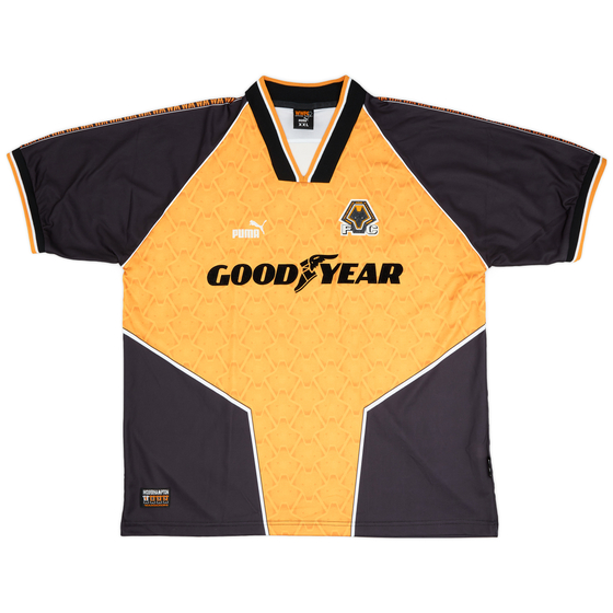 1996-98 Wolves Home Shirt - 8/10 - (XXL)