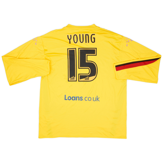 2005-06 Watford Home L/S Shirt Young #15 - 8/10 - (XL)